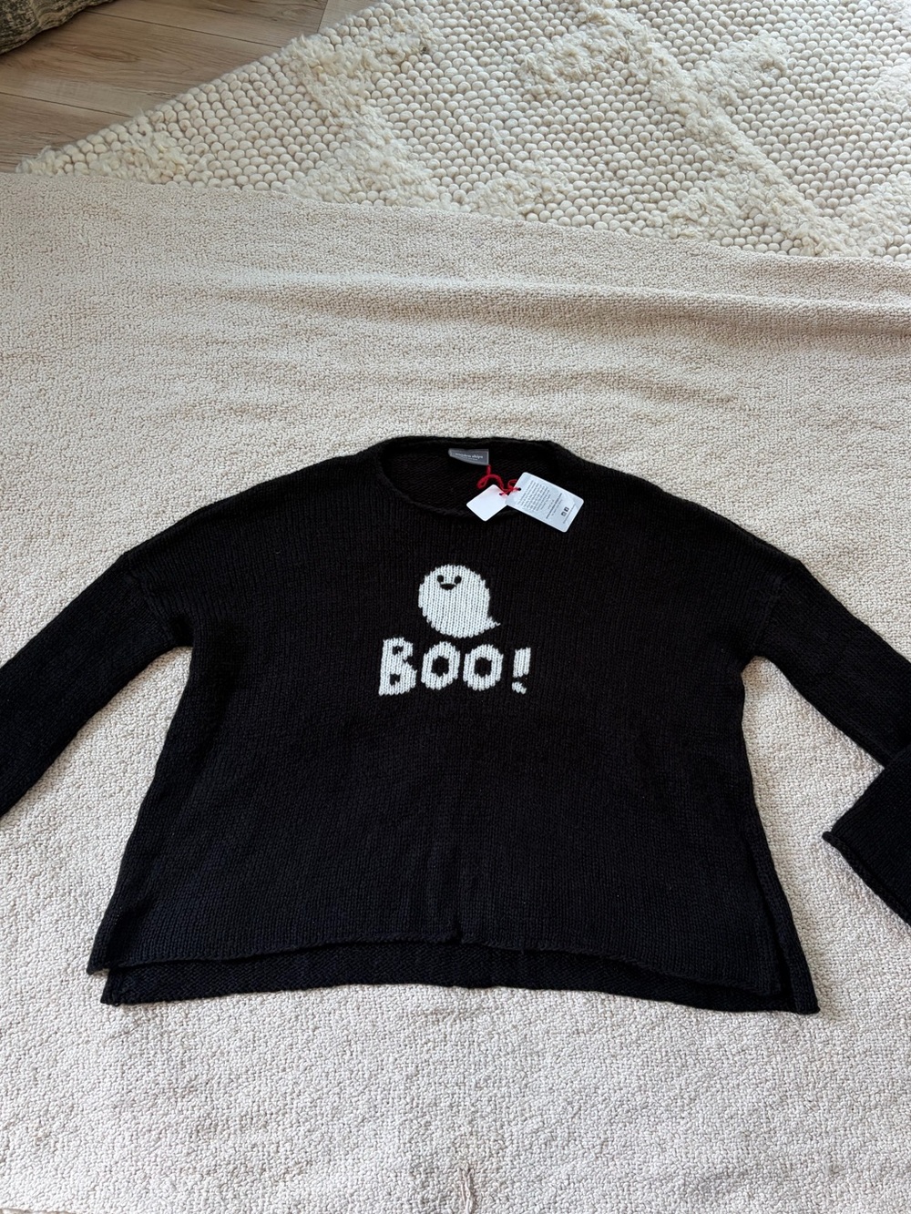 Wooden Ships Black Boo Sweater